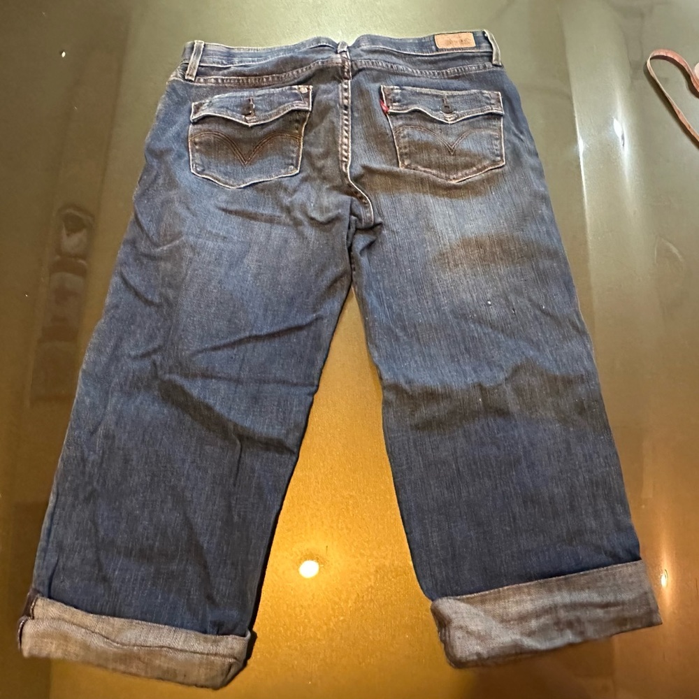 Levi’s 525 Perfect Waist Denim Jean Capris